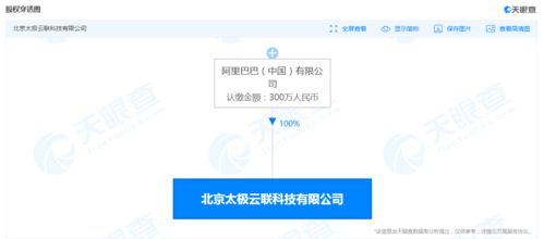 太極云聯注冊資本激增500%，阿里巴巴中國全資控股深化應用軟件服務布局
